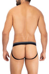 Hawai 42167 Couleur de jockstrap en microfibre imprimé en bleu foncé