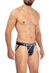 HAWAI 42167 Printed Microfiber Jockstrap Color Dark Blue