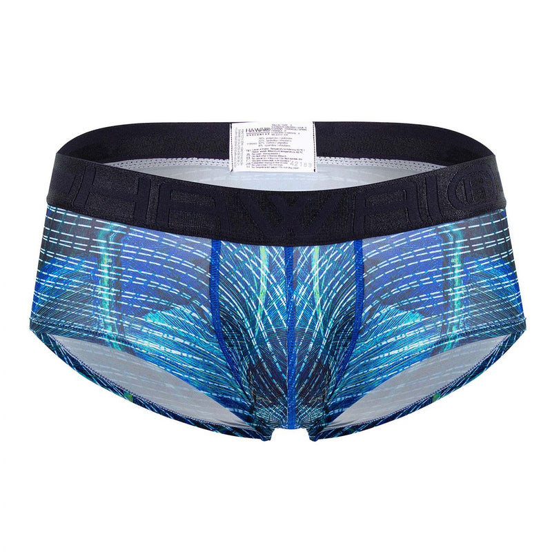 HAWAI 42183 Printed Microfiber Briefs Color Royal Blue