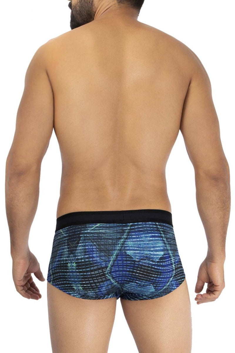 HAWAI 42183 Printed Microfiber Briefs Color Royal Blue