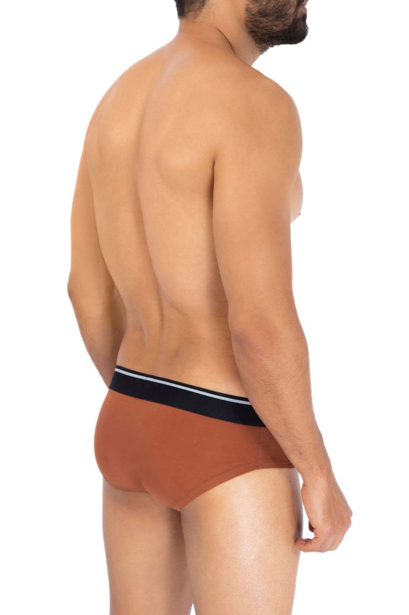 Hawai 42191 Microfibre solide Briefs de hanche Color Amber