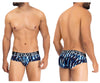 Hawai 42192 Microfibre imprimé Briefs de hanche Couleurs bleu foncé