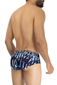 Hawai 42192 Microfibre imprimé Briefs de hanche Couleurs bleu foncé