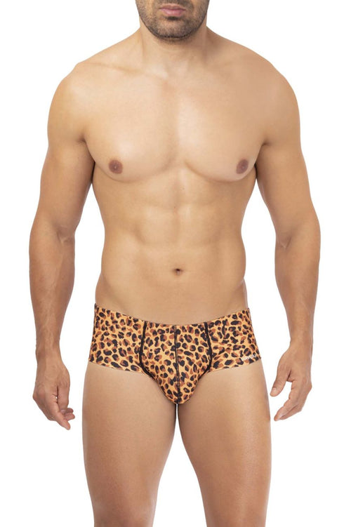 Mens Underwear Clearance Men's Underwear Low Waist Underwear Sexy Leopard  Print Men's Underwear