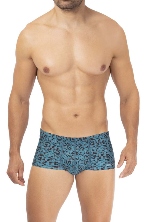 linqin Colorful Summer Tropical Pattern Breathable Boxer Brief