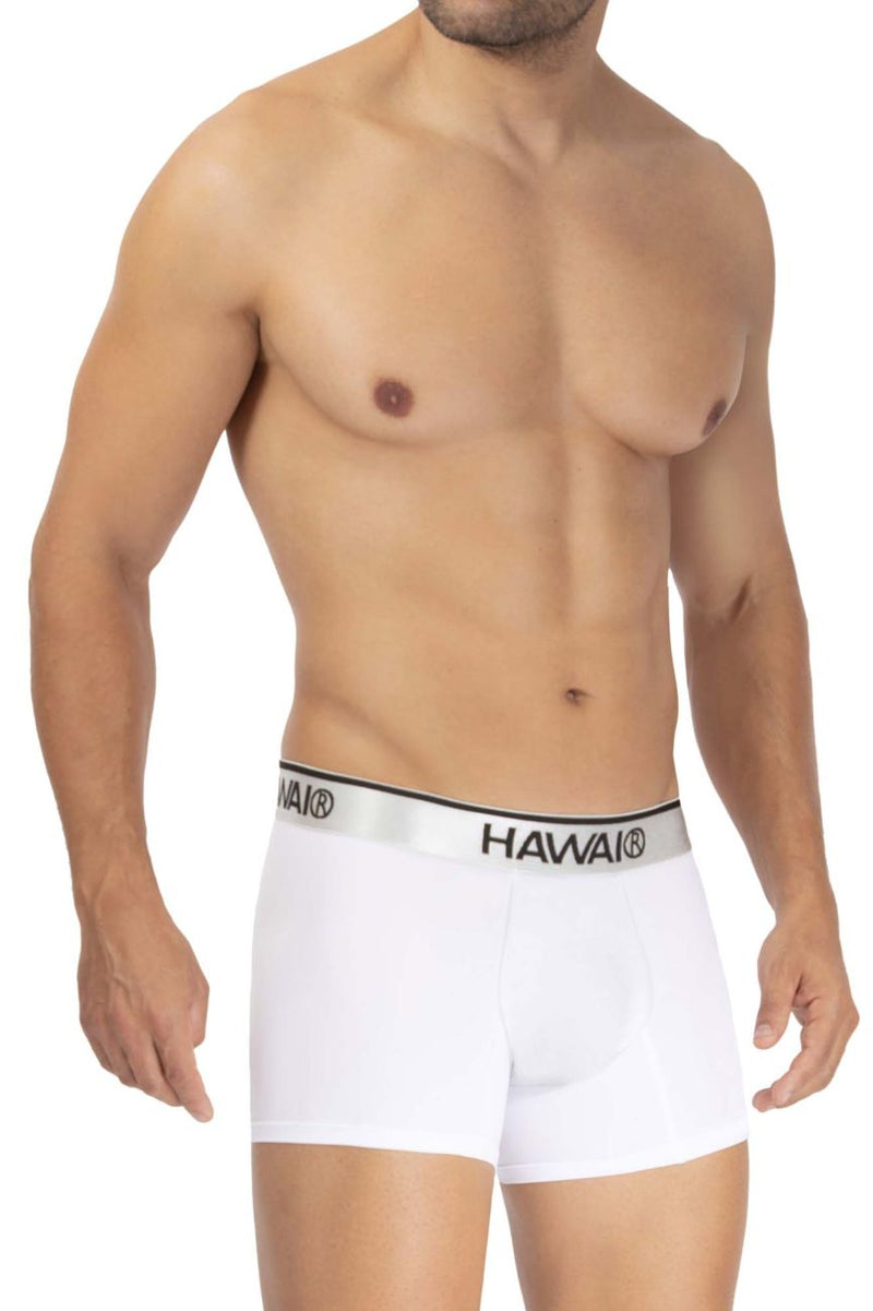 HAWAI 42326 Microfiber Boxer Briefs Color White