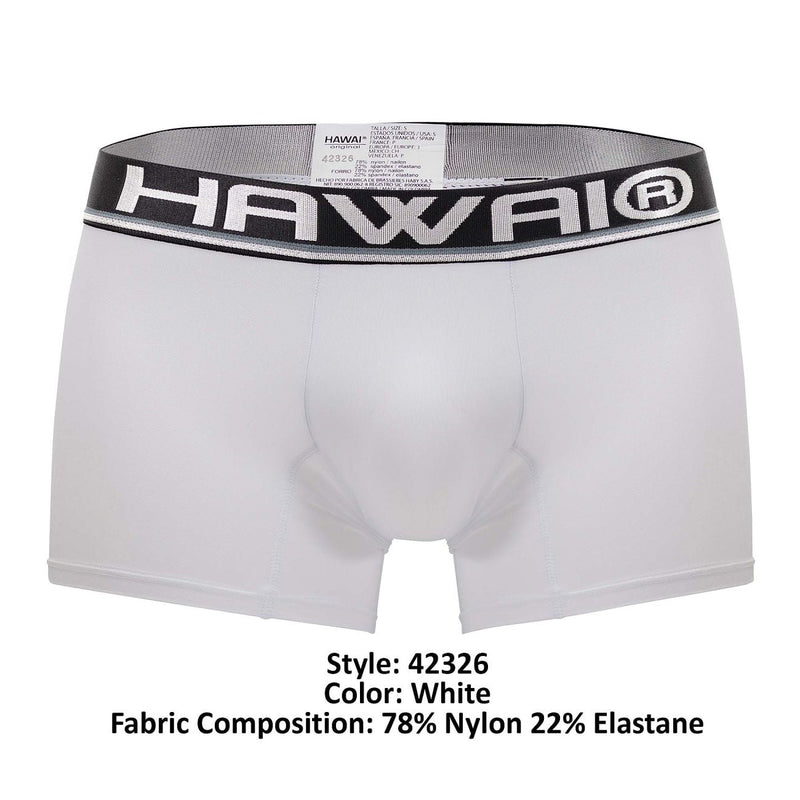 Hawai 42326 Microfibre Boxer Briefes Couleur blanc