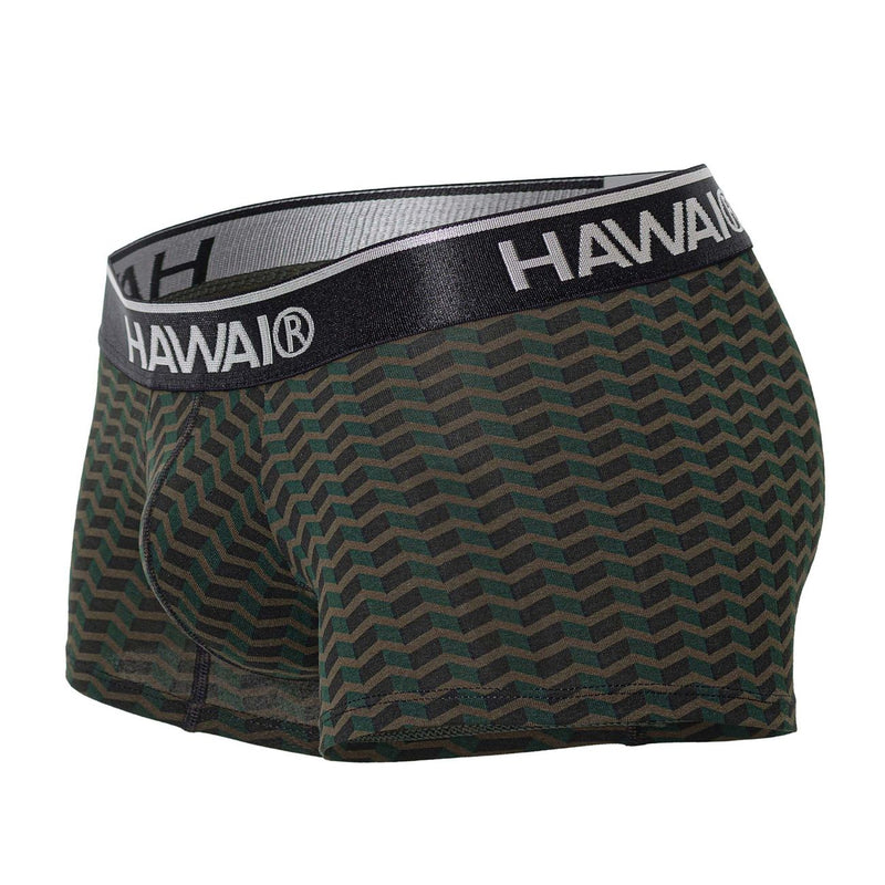 Hawai 42371 Couleur de troncs imprimés vert