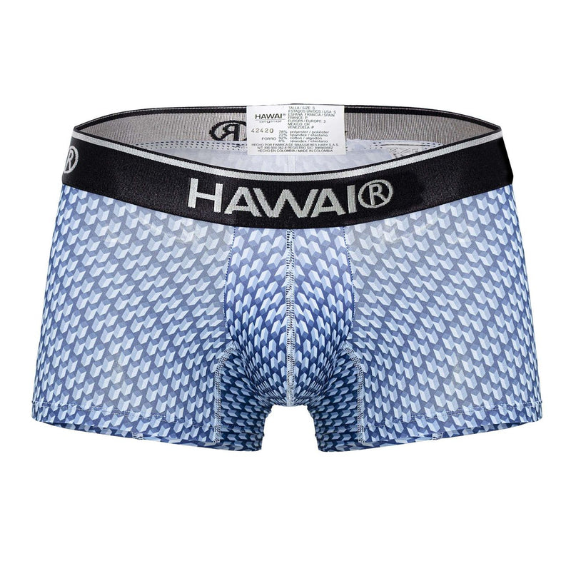 Hawai 42420 Trunks impresos color azul