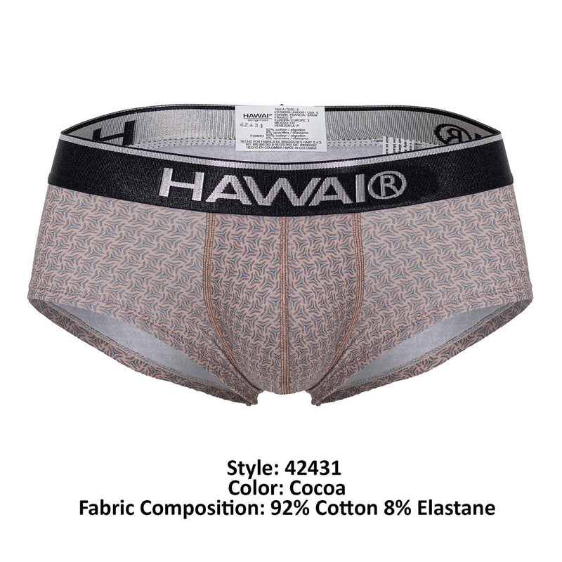 HAWAI 42431 Printed Briefs Color Cocoa