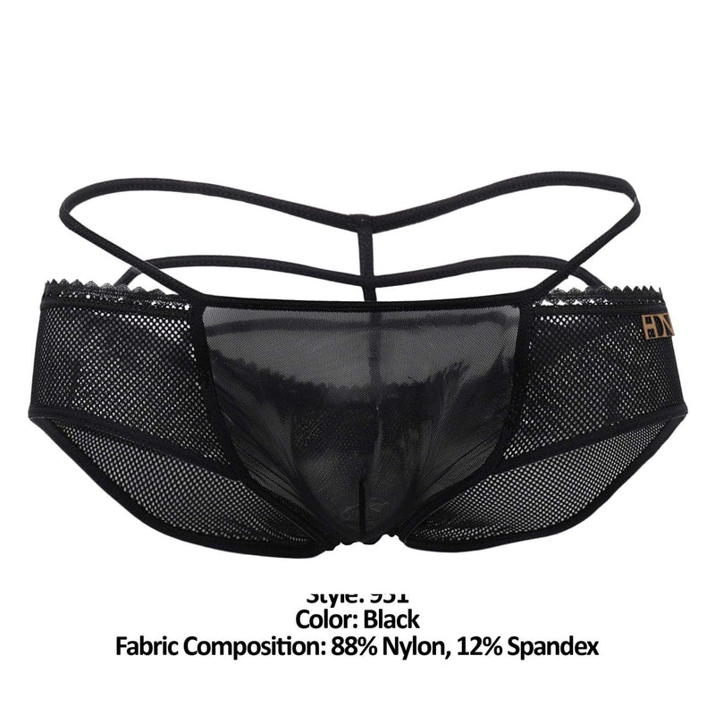 Couleur de bikini cachée 951 Mesh noir