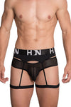 Hidden 953 Garter-Belt Briefs Color noir