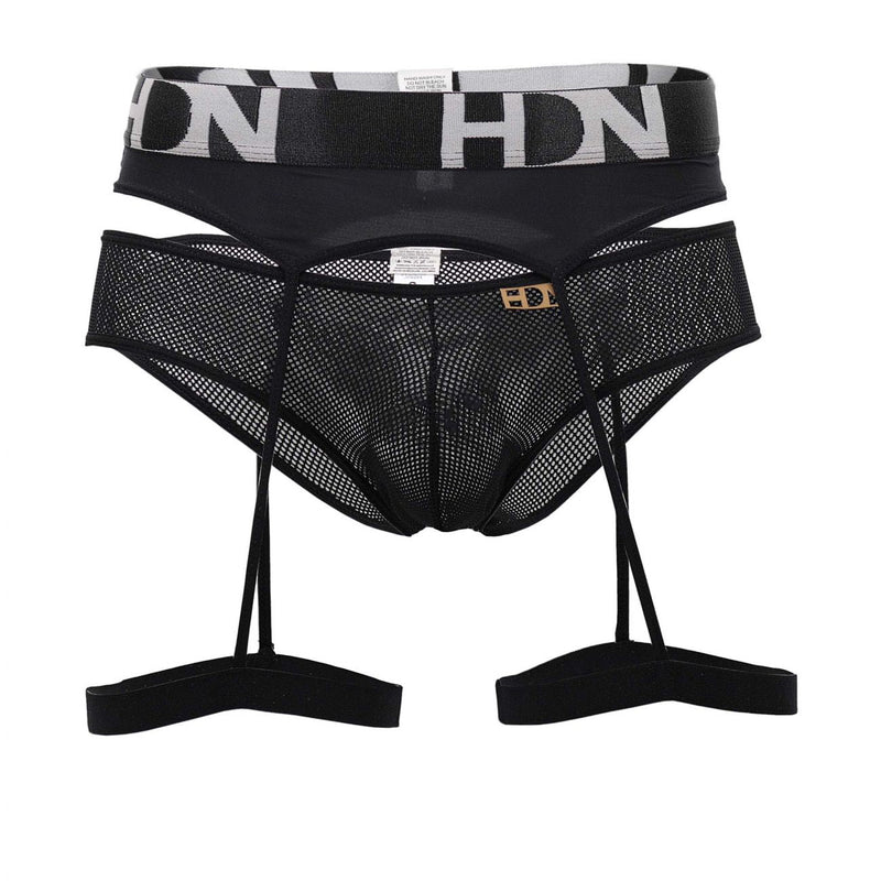 Hidden 953 Garterbelt Briefs color negro