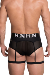 Hidden 953 Garter-Belt Briefs Color noir