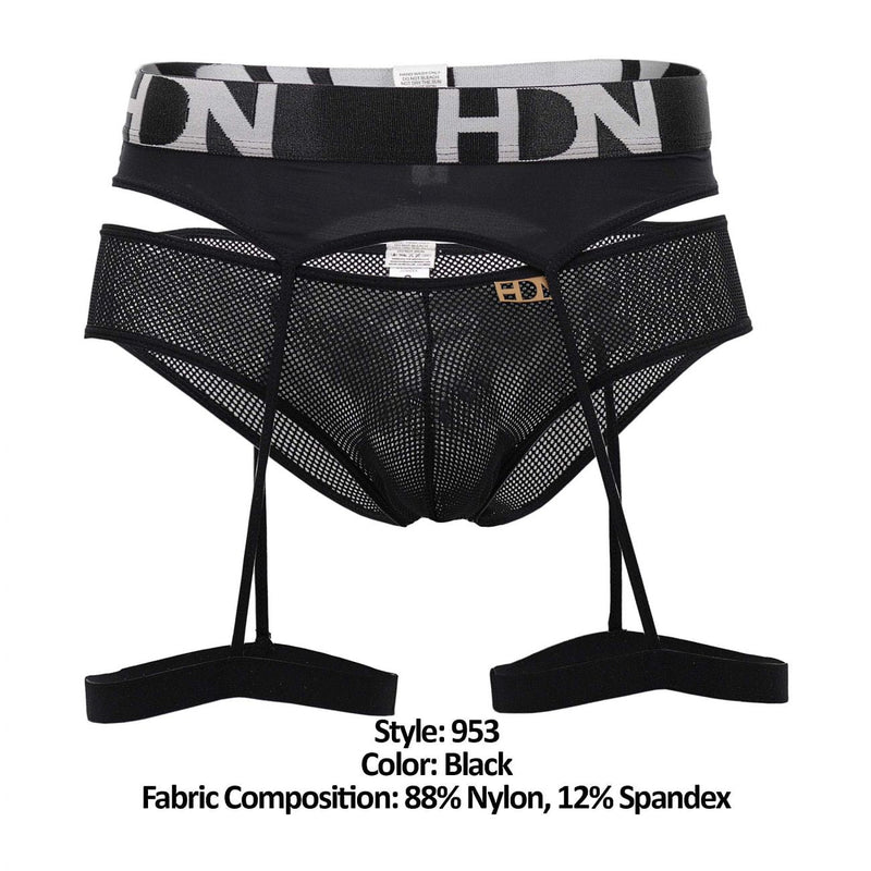 Hidden 953 Garterbelt Briefs color negro