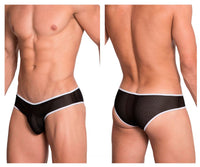 Briefs cachés 955 Mesh Color Black-White