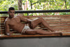 Hidden 958 Briefs del lado abierto color beige