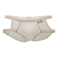 Hidden 958 Briefs de latéraux ouverts Color Beige