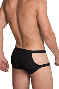 Hidden 958 Briefs del lado abierto color negro