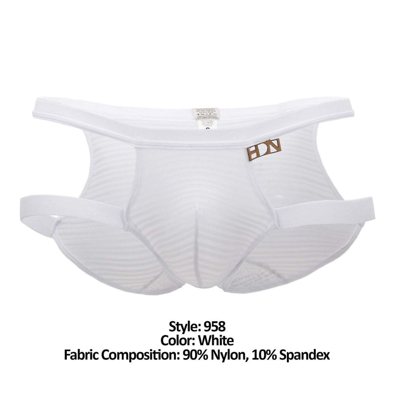 Hidden 958 Briefs del lado abierto color blanco