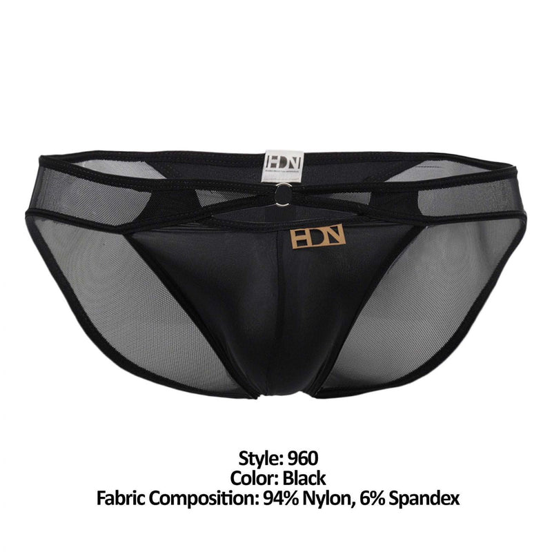 Hidden 960 Mesh Bikini-Thong Color Black