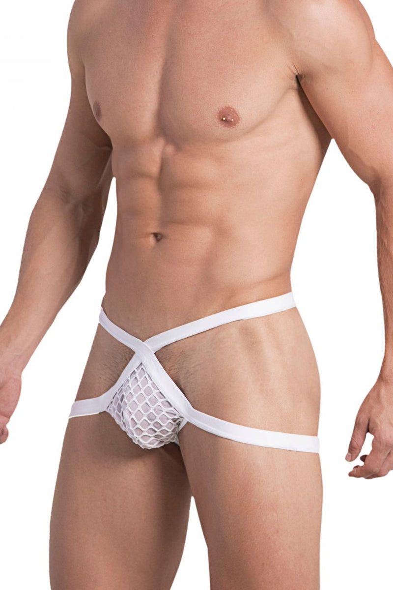 Hidden 963 Mesh Jockstrap Color blanc