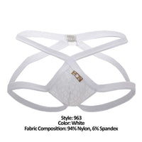 Hidden 963 Mesh Jockstrap Color blanc