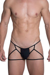 Couleur cachée 971 Jockstrap-thong Black