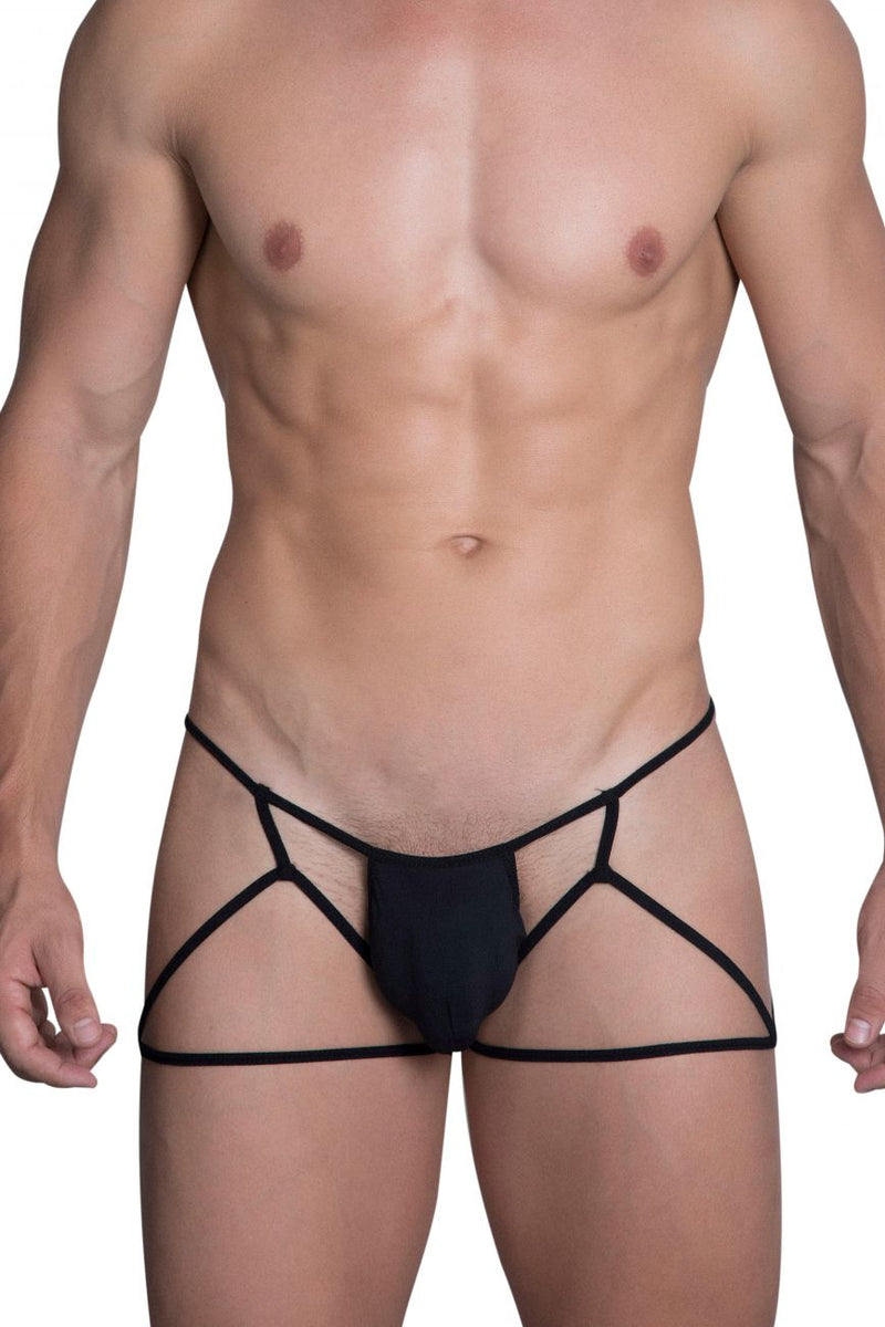 Couleur cachée 971 Jockstrap-thong Black