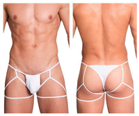 छिपे हुए 971 Jockstrap-thong रंग सफेद