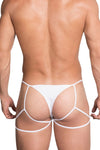 छिपे हुए 971 Jockstrap-thong रंग सफेद