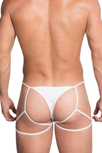 Couleur cachée 971 Jockstrap-thong White