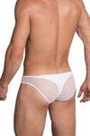 Hidden 972 Mesh bikini-thong color blanco