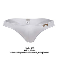 Hidden 972 Mesh Bikini-Thong Color blanc