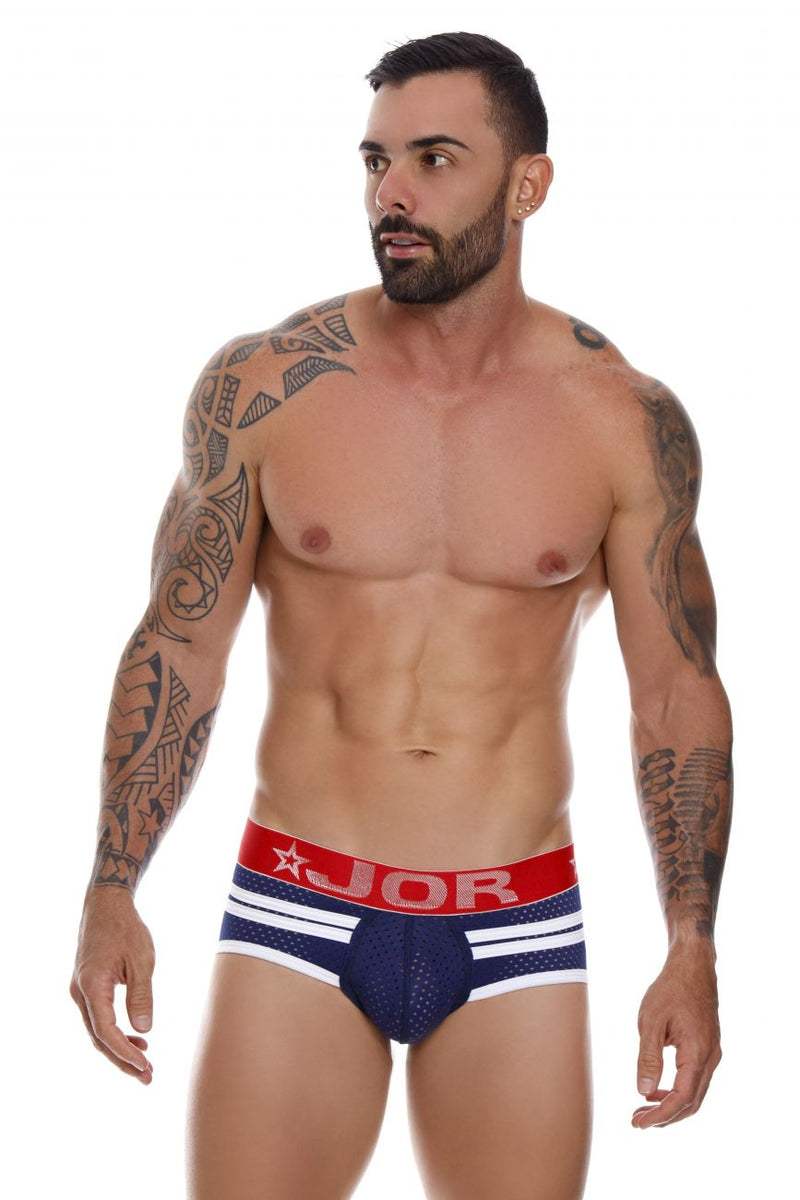 Jor 0967 Fox Briefs Color bleu