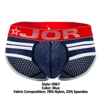 Jor 0967 Fox Briefs Color bleu