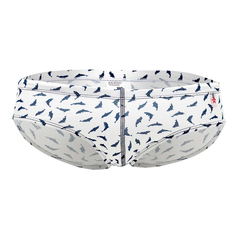 JOR 1006 Whales Briefs Color White