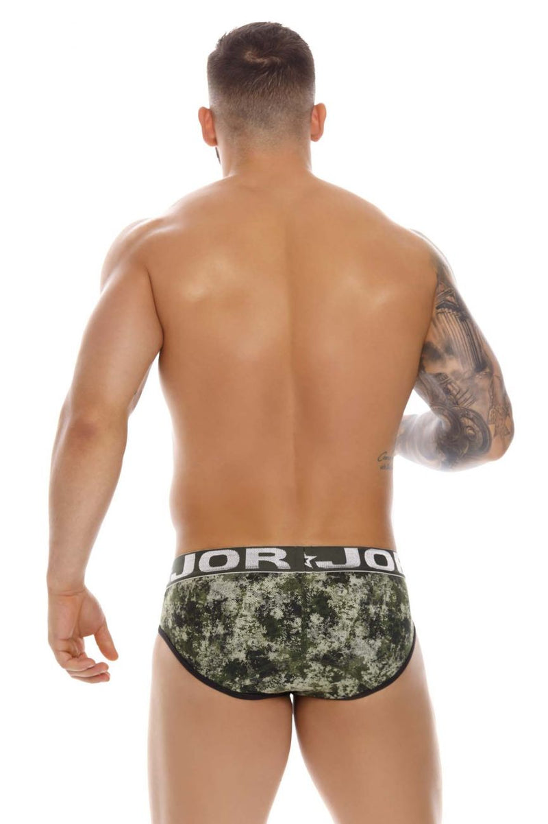 Jor 1218 Briefs del ejército color verde