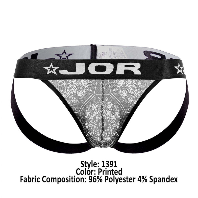 Jor 1391 Night Jockstrap Color impreso