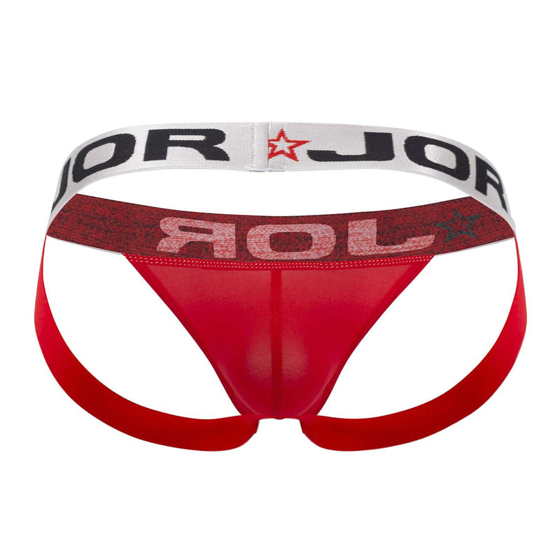 JOR 1609 JOR JOCKSTRAP रंग लाल