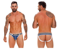 Jor 1614 Varsity Jockstrap Color bleu