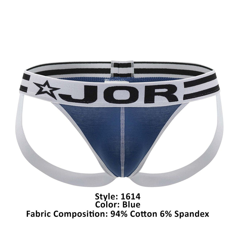 JOR 1614 VARSITY JOCKSTRAP रंग नीला