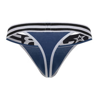 Jor 1615 Varsity Thongs Color bleu