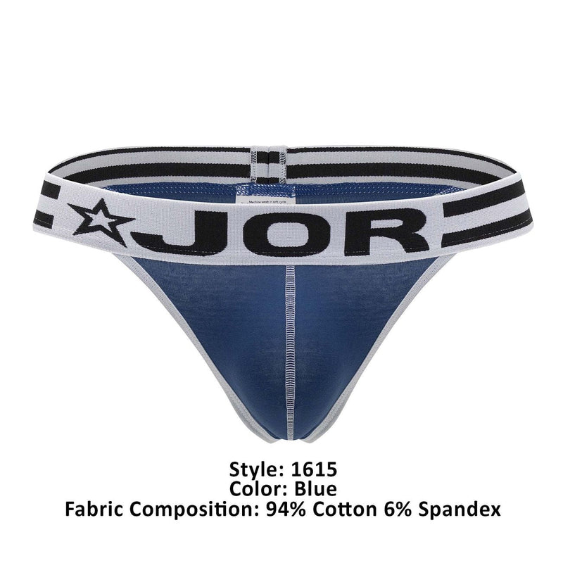 JOR 1615 Varsity Thongs Color Blue