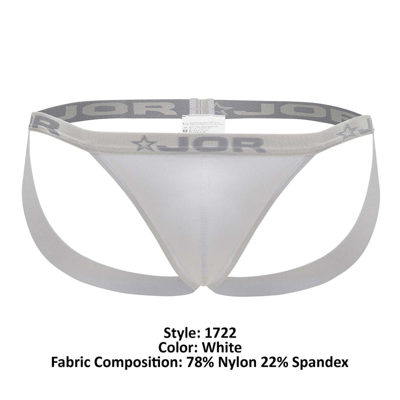 JOR 1722 ROMEO JOCKSTRAP रंग सफेद