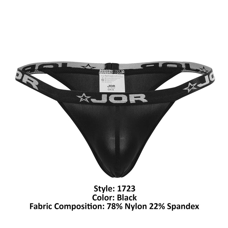 Jor 1723 Romeo Thongs Color noir