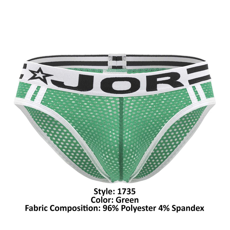 Jor 1735 Briefs de vitesse Color Green