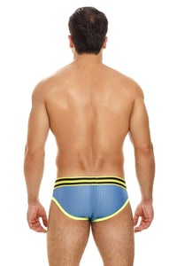 Jor 1735 Briefs de vitesse couleur turquoise