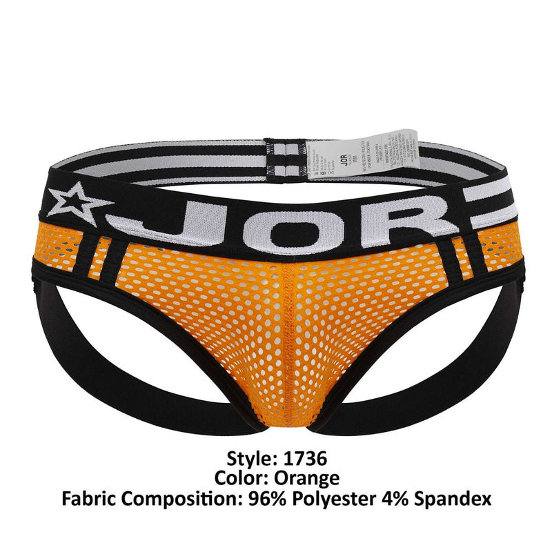 Jor 1736 Color de jockstrap de velocidad naranja