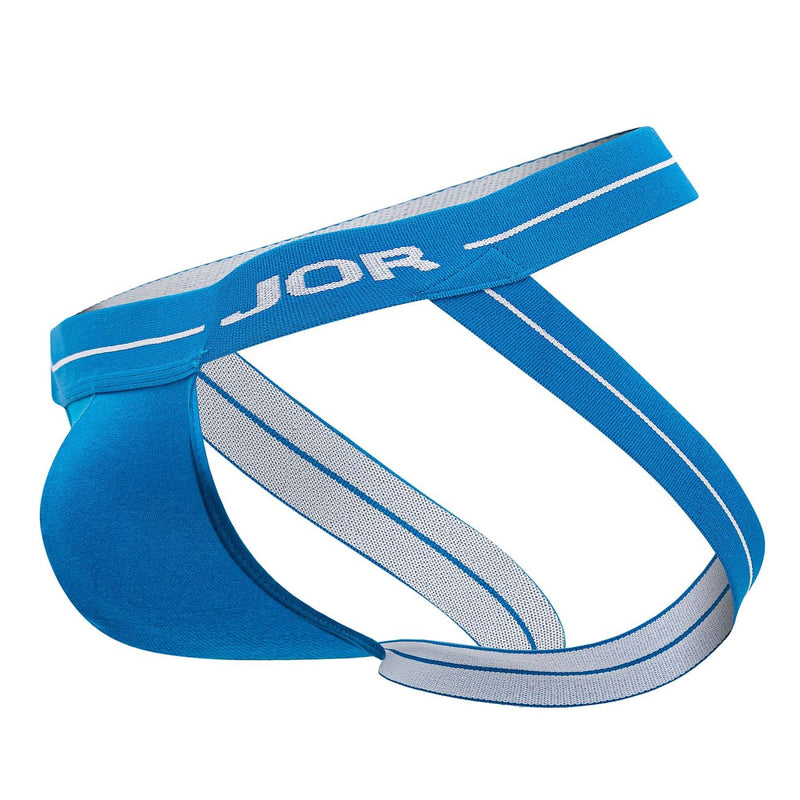 Jor 1838 Couleur quotidienne de jockstrap bleu